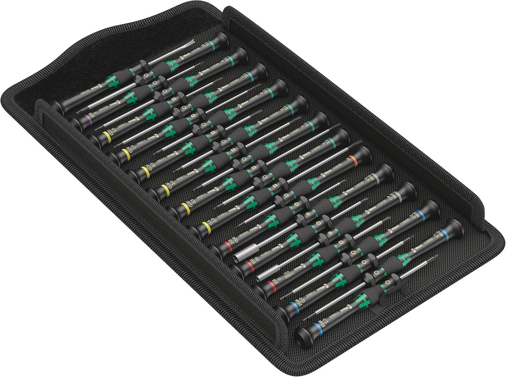 Wera - Kraftform Micro Precision Screwdriver Set | 25-Piece Kit for Electronics Applications