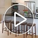 Bar Stool Covers Set of 4 | Stretchable Slipcovers for Kitchen