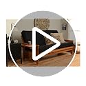 Full Size Futon Sofa Bed with Storage Drawers and Charcoal Linen Mattress