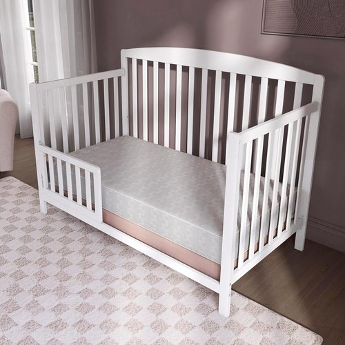 Dream On Me Honeycomb Baby Crib Mattress - Orthopedic Firm Fiber Core, Waterproof, 5” Thick, Greenguard Gold Certified