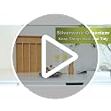 Bamboo Silverware Organizer for Kitchen Drawer - 5 Slot Cutlery Tray
