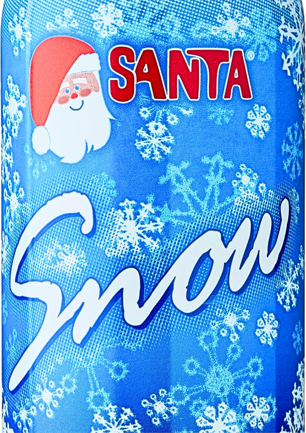 Santa Snow Spray - 2 Pack of 9oz Aerosol Cans for Festive Holiday Decor