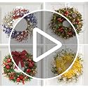 Clear Adhesive Wreath Hangers for Front Door & Glass - 10 Pack, 60lb