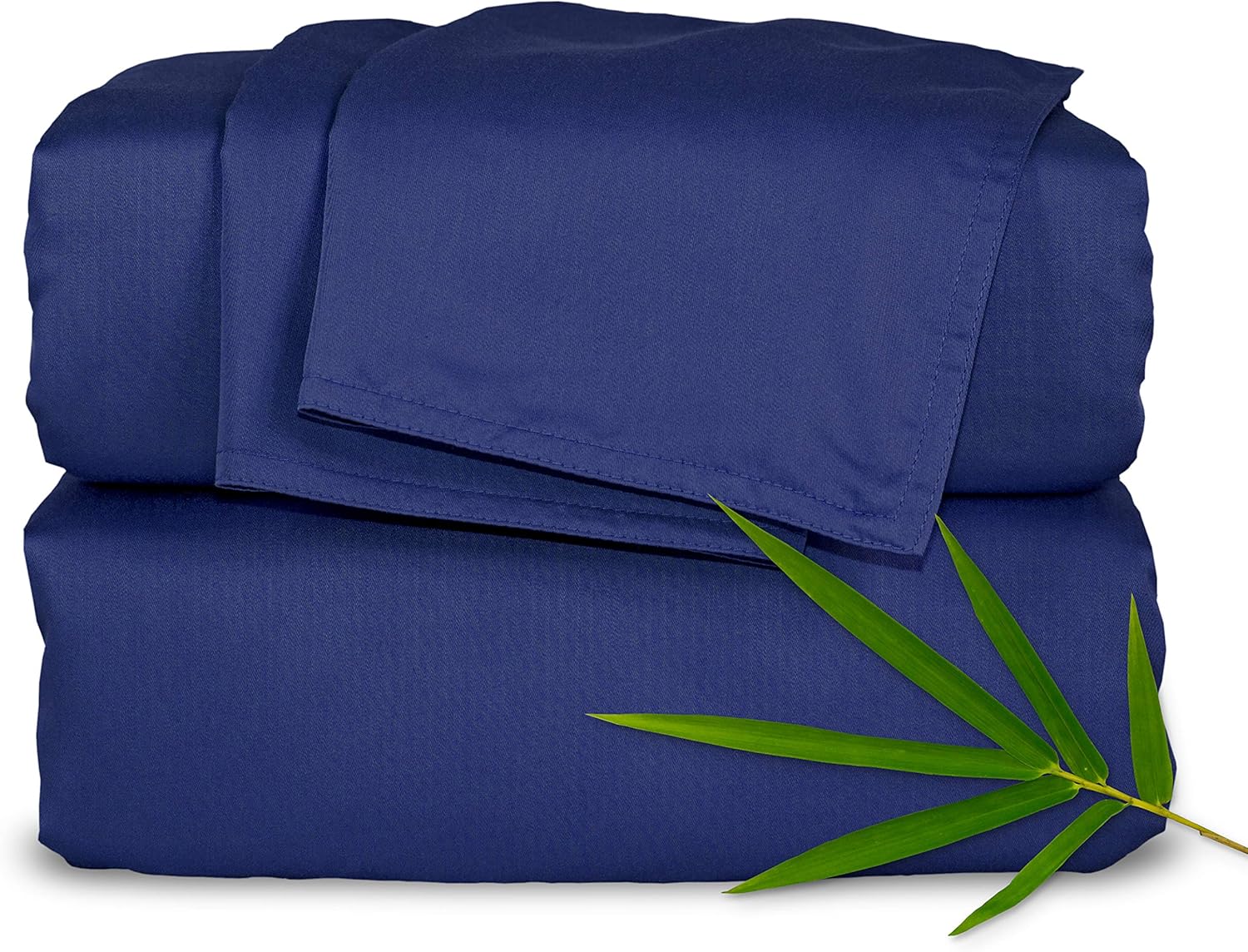 Pure Bamboo California King Sheets - 100% Organic Viscose Bed Set, Soft & Cooling, Cobalt Blue