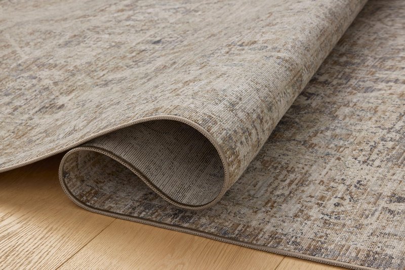 Loloi Chris Loves Julia Ida Collection IDA-06 Slate/Natural 2'-7" x 8'-0", .19" Pile Height, Runner Rug