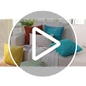decorUhome Faux Fur Throw Pillow Covers 18x18 Set of 2, Soft Beige Velvet