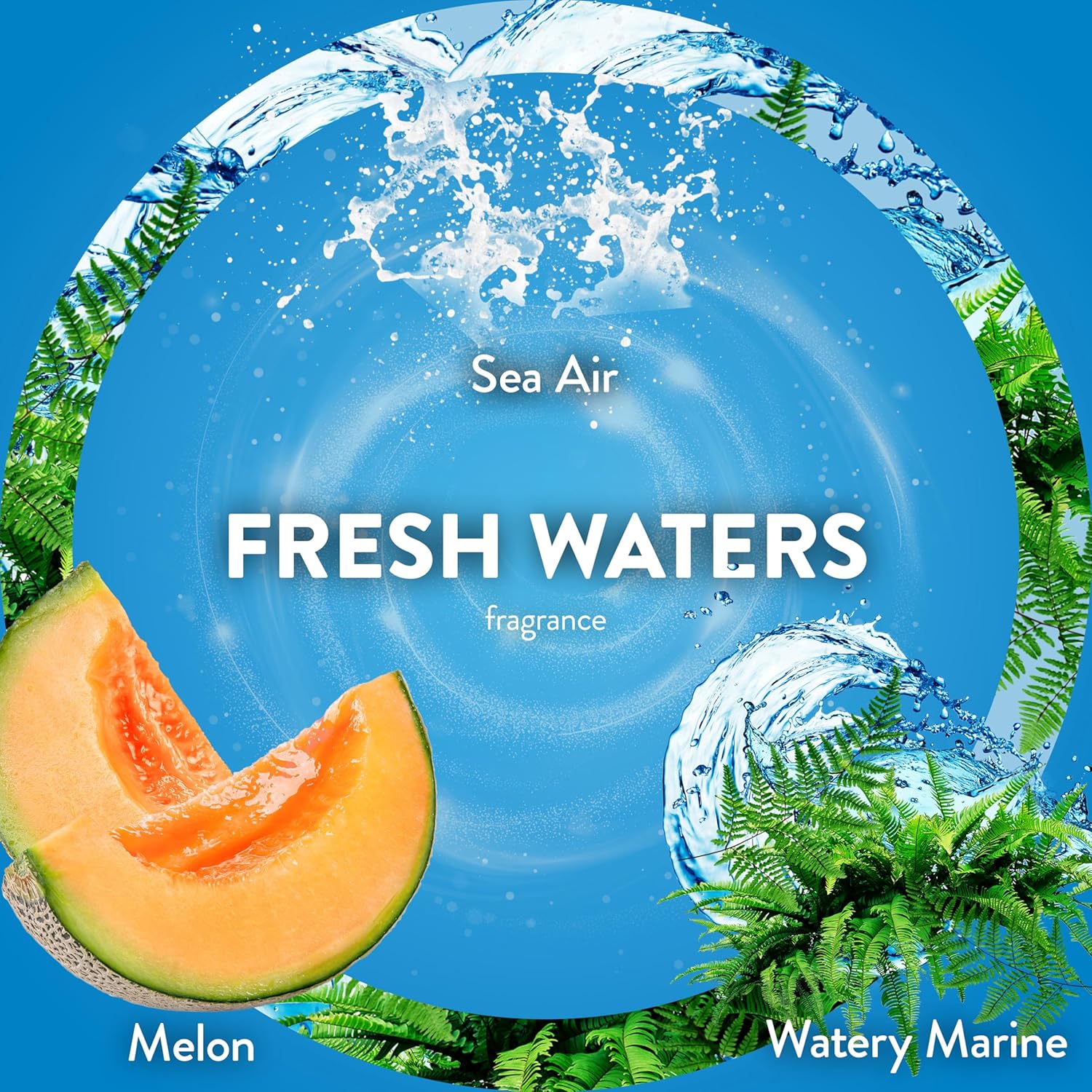 Air Wick Scented Oils - Fresh Waters Fragrance | 0.67 Fl Oz Refill for Lasting Aroma