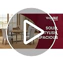 31.5-Inch Round Dining Table, Modern Small Kitchen Table with Steel Frame