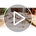 12 Pcs Nativity Animals Figurines Set – Sheep, Camels, Donkeys & Cows