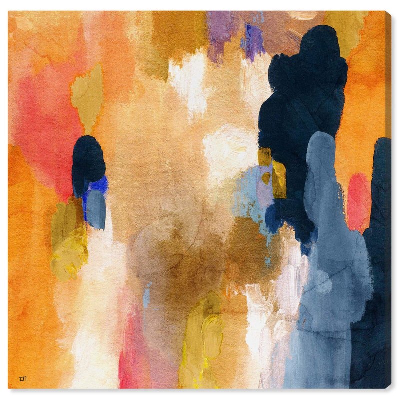 The Oliver Gal Artist Co. Abstract Wall Art Canvas Prints 'Happy Thoughts Autumn'