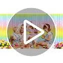 Pastel Rainbow Foil Fringe Backdrop Curtains - 3.2x8.2 ft (2 Pack)