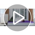 Full Air Mattress with Built-In Pump, Quick Inflation, 18" Gray