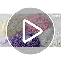 Heart Shaped Wedding Ring Pillow with Lace, Roses, and Rhinestones