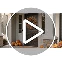 26-Inch Artificial Fall Eucalyptus Wreath with Seeds for Front Door