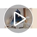 Girls Princess Bed Canopy - Soft Round Dome Hanging Reading Nook Tent