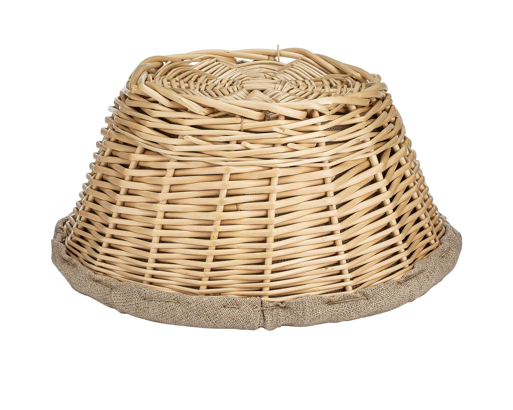 Matfer Bourgeat Banneton Linen-Lined Proofing Wicker Basket, Round, 9 1/2"