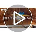 Microfiber Ceiling Fan Duster with 13-48 Inch Extension Pole | Washable