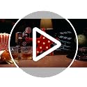 Movie Night Party Decorations: LED Marquee Star Sign and Wood Clapper Board