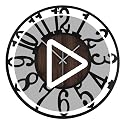 13-Inch Silent Round Wall Clock, Modern Black Metal and Wood Farmhouse Decor