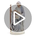 Christmas Nativity Set Figures - Holy Family Scene, Indoor 10" Decor