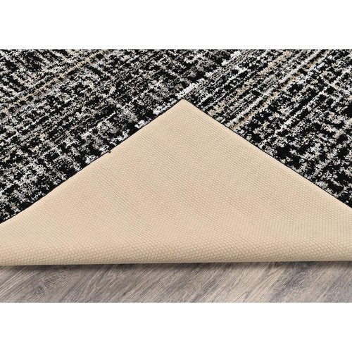Garland Rug Rumba Black/Earth Tones 6 Ft. X 9Ft. Modern Abstract Area Rug – Soft, Anti-Skid,Carpet for Living Room, Bedroom, Dining Room, Farmhouse, Nursery –Non-Shedding Indoor Floor Rug