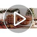 Gingerbread Bowl Christmas Ceramic Holiday Snack Bowls Set - LemonRoad 4 Pcs