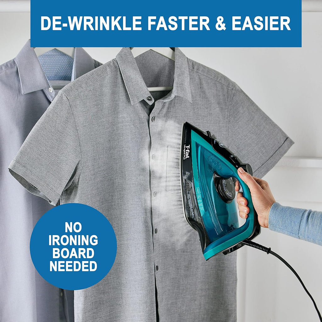T-Fal Ultraglide Steam Iron - 1800 Watts with Durilium Soleplate, Precision Tip & Anti-Drip | Auto-Off Feature