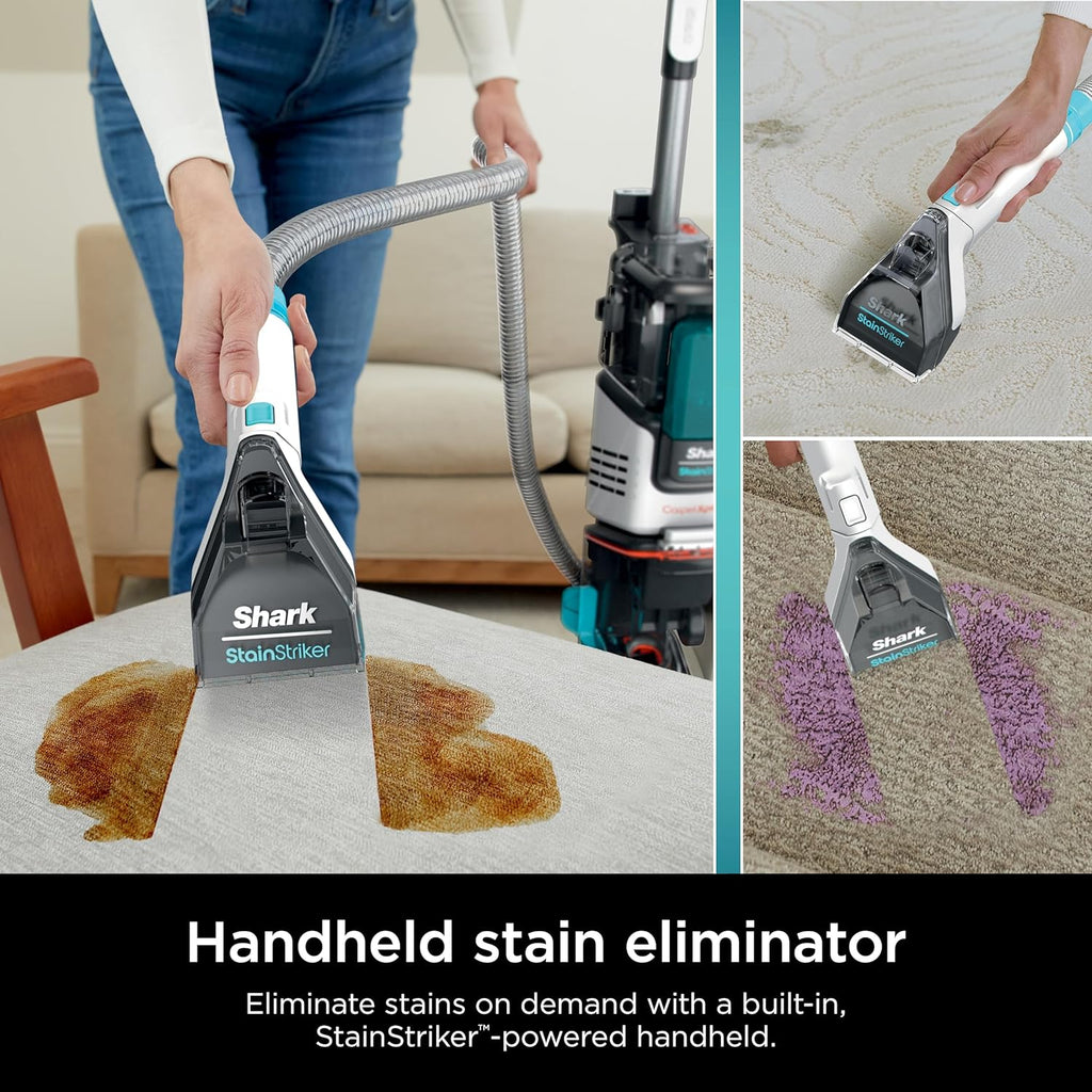 Shark R-EX201 CarpetXpert Upright Carpet Cleaner - StainStriker Technology | Cyan Color