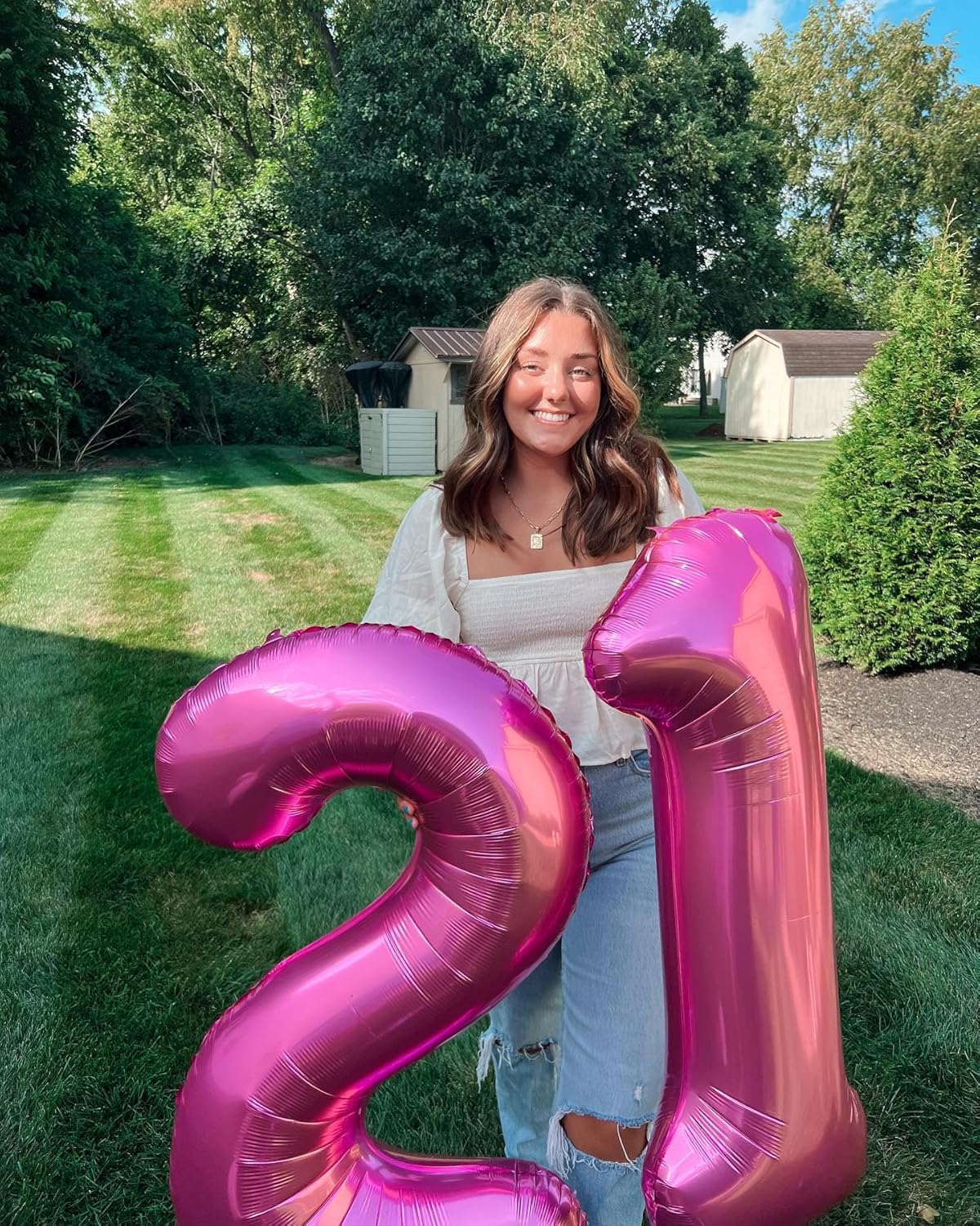 Pink Number Balloon - 40 Inch 0 Number Balloons | Perfect Birthday Decorations for Women