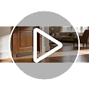 Double-Sided Door Draft Stopper & Gap Filler - Fits 24-30 Inch Doors, Gray