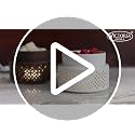 Ceramic Wax Melt Warmer with LED Night Light - Electric Fragrance Melter