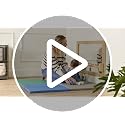 Wall-Mounted Coordination Mirror with Pull-Up Bar for Toddlers