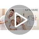 GFWARE Marble Toothbrush Holder & Toothpaste Organizer with 5 Slots