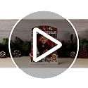 5x7 Santa Christmas Light-Up Resin Photo Frame with Joy Banner