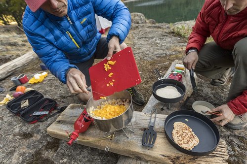 MSR Alpine Deluxe Camping Cutting Board, One Size, Red