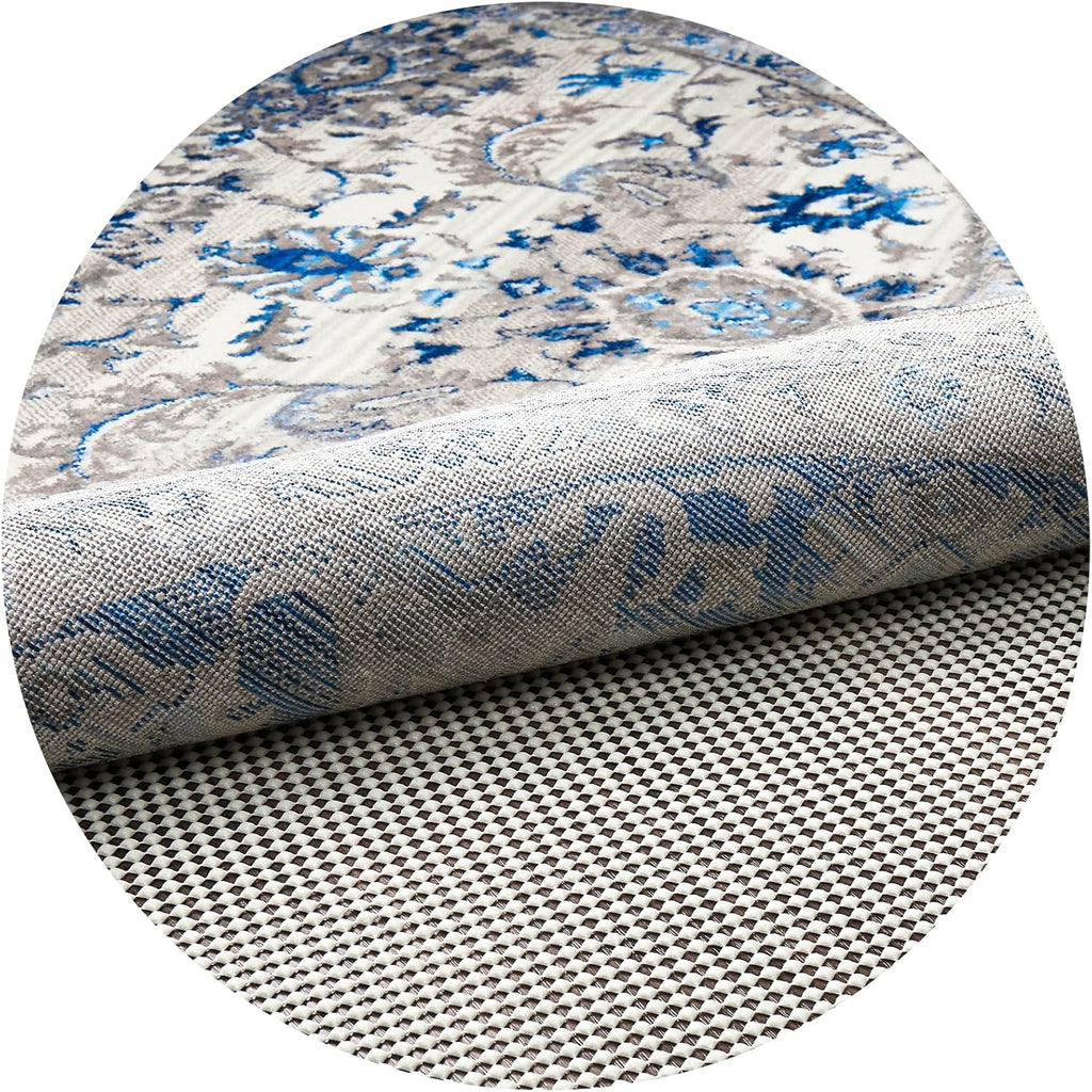 Veken Round Rug Pad Gripper - 4 Ft Size for Hardwood Floors | Non-Slip & Durable Design