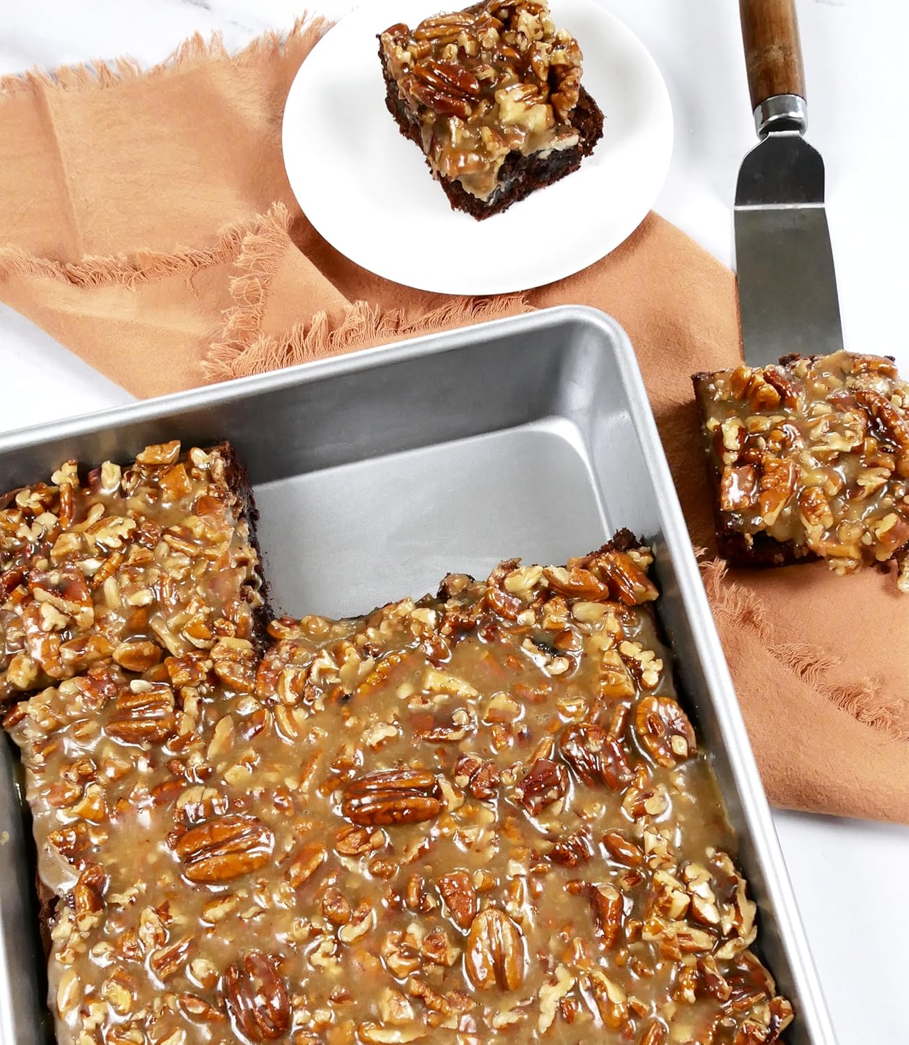 USA Pan Rectangular Cake Pan - Traditional Aluminized Steel, 9 x 13-Inch, Uncoated Design