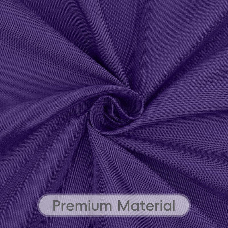 8 Pack Purple Tablecloth 60 x 126 Inch Rectangular Table Cloth for 8 Foot Rectangle Tables, Wrinkle Resistant Washable Rectangle Fabric Table Covers for Wedding Party Banquet Buffet and Camping