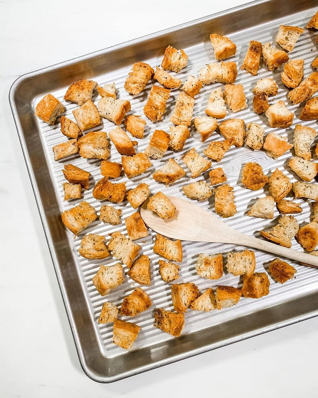 USA Pan Bakeware Half Sheet Pan Set - Durable Aluminized Steel Baking Sheets | Pack of 2