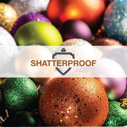 Vickerman 6" Copper Shiny Ball Ornament - 4 per Bag - Shatterproof and UV Resistant - Reliable and Durable - Ready to Hang - Unique Christmas Tree Ornaments - Unique Copper Ornament