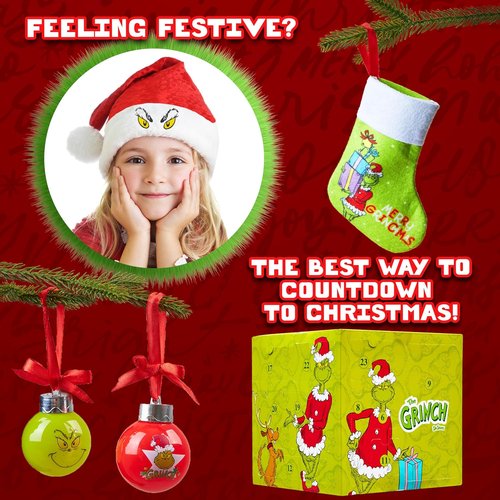 Grinch Advent Calendar 2025 - 24 Days of Christmas Countdown | Festive Decor & Gifts for Women & Teens