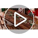 Baccessor Red Green Buffalo Plaid Christmas Table Runner 13x90 Inches Holiday Decor