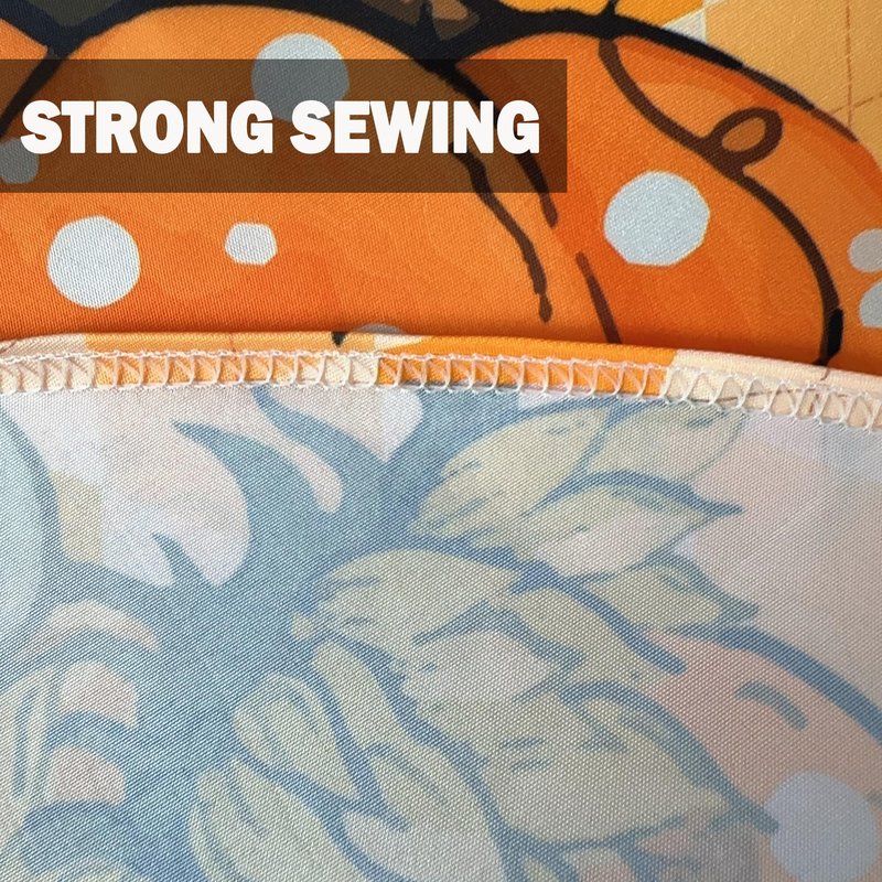 Dynamara Fall Round Tablecloth 60 Inch Autumn Pumpkin Table Cloth Waterproof Wipeable Table Cover for Thanksgiving Party Picnic Kitchen Home Decoration