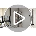 4-Tier Corner Shower Caddy Tension Pole, Adjustable Rustproof Storage Shelf
