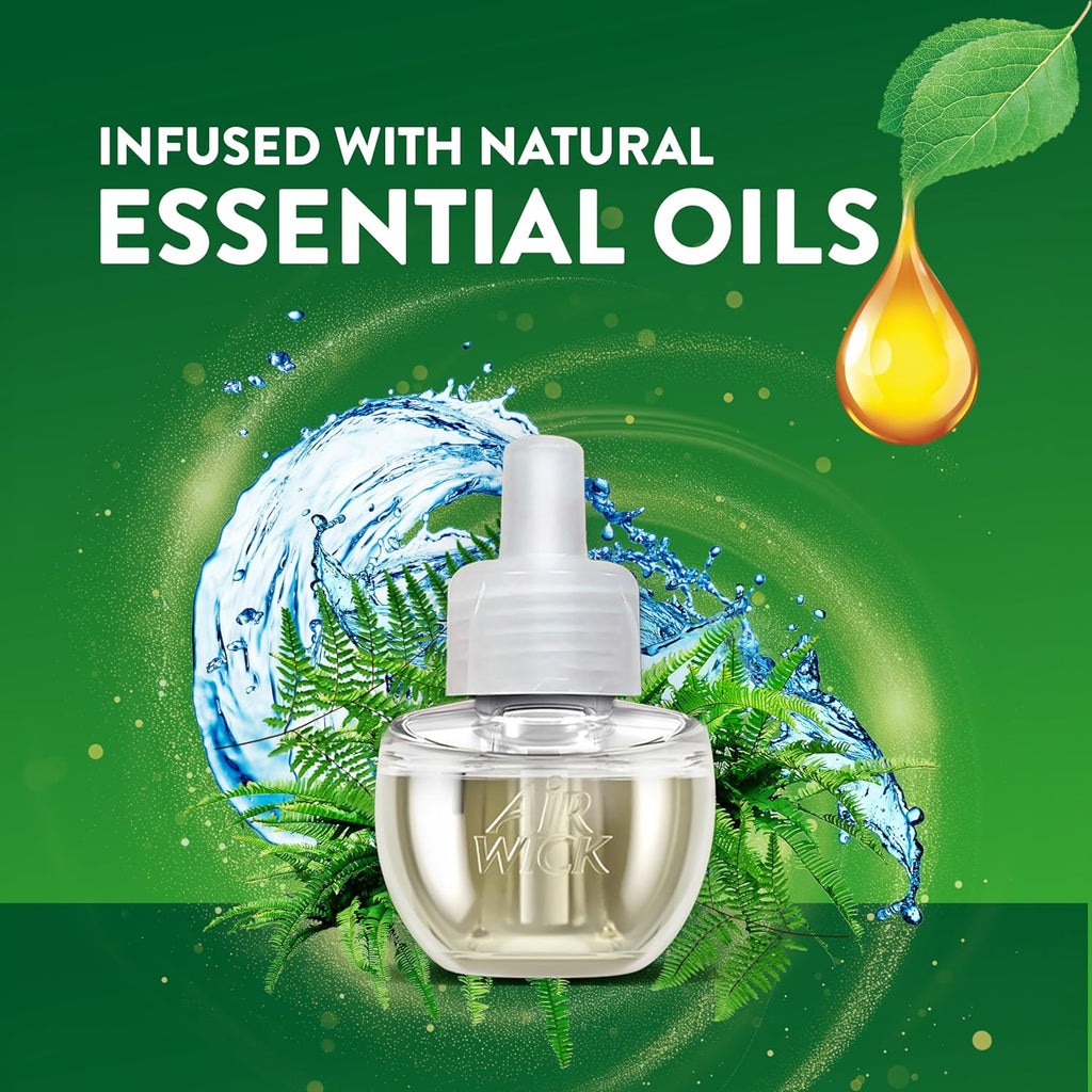 Air Wick Scented Oils - Fresh Waters Fragrance | 0.67 Fl Oz Refill for Lasting Aroma