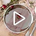 Pink Cheesecloth Napkins, 21x21 Inch Reusable Gauze Table Napkins (Set of 10)
