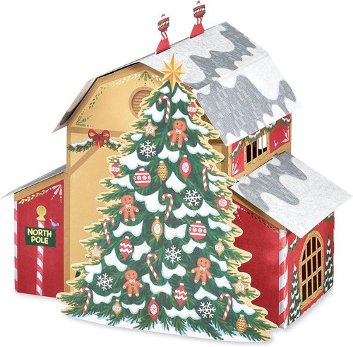 American Greetings Christmas Decoration - Magic Moments Santa's Workshop | Festive Holiday Decor