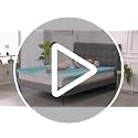 SINWEEK 2-Inch Gel Memory Foam Mattress Topper, Twin XL Dorm Bed Pad