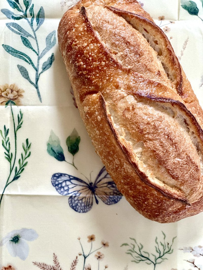 Beeswax Wrap for Bread - Reusable Eco-Friendly Sustainable Food Storage Solution, Keeps Bread Fresher Longer, Natural Alternative to Plastic Wrap