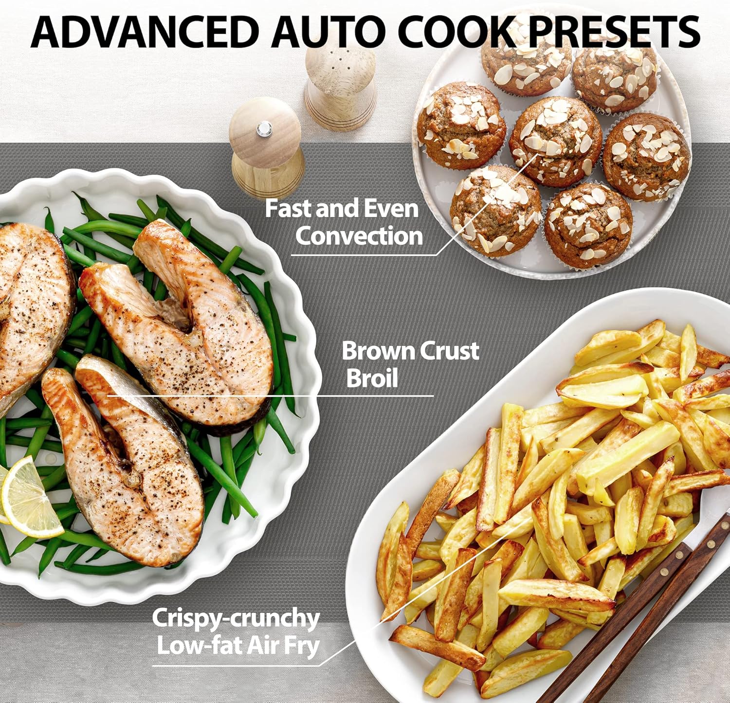 TOSHIBA Air Fryer Combo Microwave Oven - 8-in-1 Convection & Broil | 1.0 Cu.ft, Black Stainless Steel